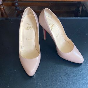 Christian Louboutin Decollete Jazz Calf Nude Pump